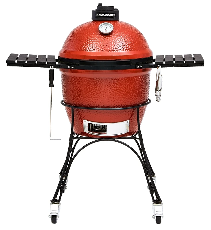 Classic I 18 In. Blaze Red Ceramic Charcoal Grill With Accessories