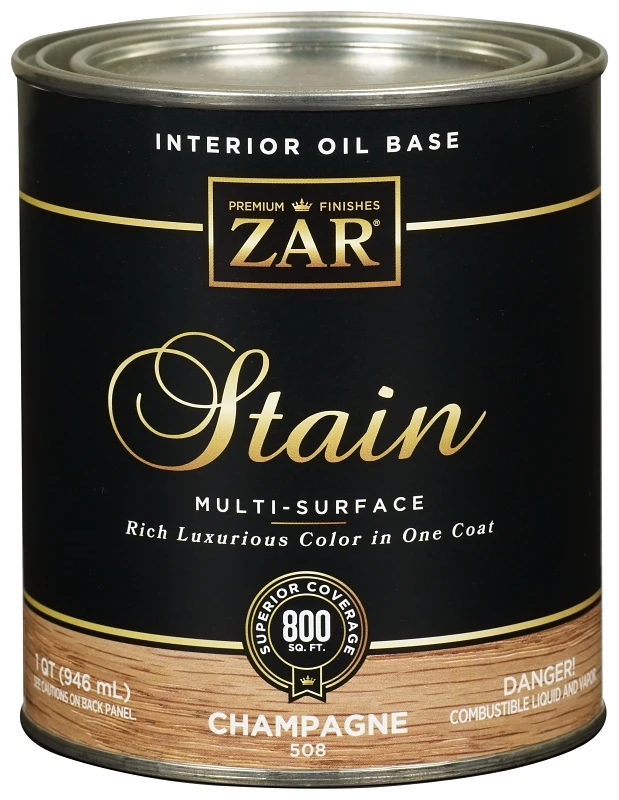 1 Quart Champagne Oil-based Multi-surface Interior Wood Stain 50812