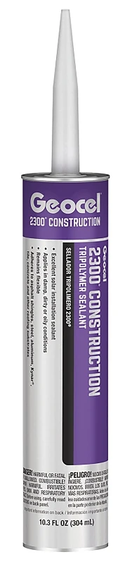 2300 10.3 Oz. Gray Construction Tripolymer Sealant - High-performance Elastomeric Sealant