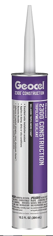 2300 10.3 Oz. White Construction Tripolymer Sealant - High-performance Elastomeric Sealant