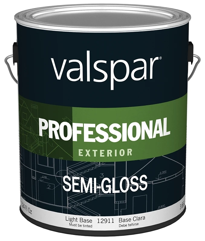 Valspar Professional Semi-Gloss Tintable Light Base Paint Exterior 1 gal