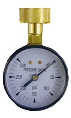 Water Pressure Test Gauge, 0 to 300 Pounds per Square Inch Range