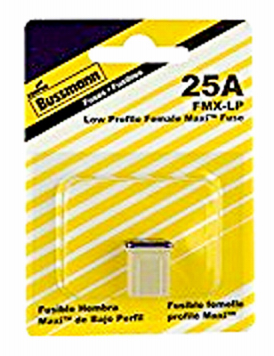 Female Maxi Low-Profile Automotive Fuse 25 Amp