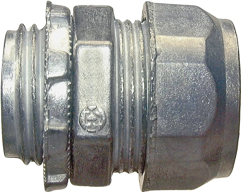 Conduit Fitting, EMT Compression Connector, 1-In.