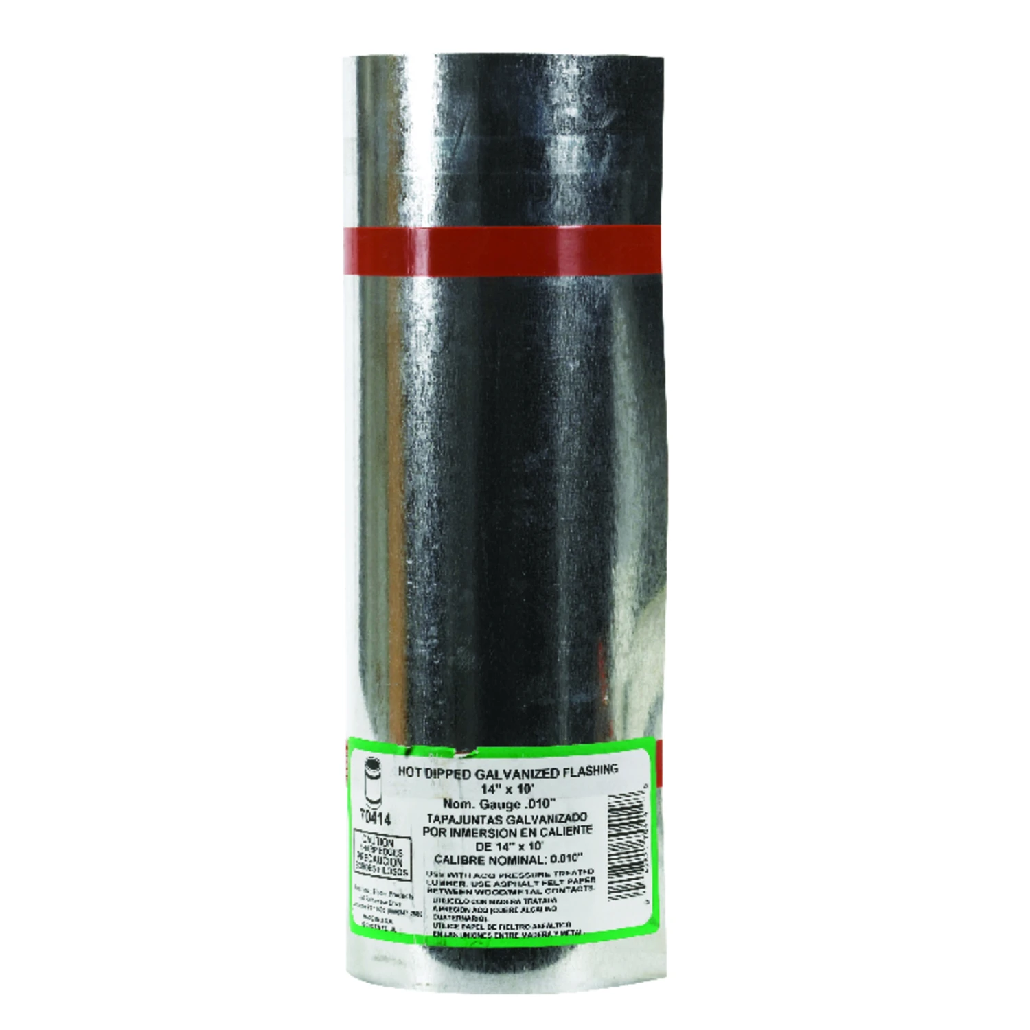 14 In. X 10 Ft. Galvanized Steel Roll Valley Flashing For Roofing