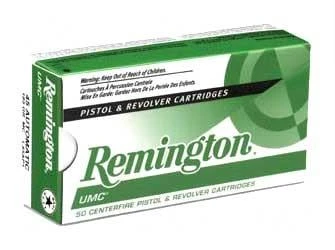 Umc Handgun Ammunition, 9mm Luger, 115 Grain, 50 Rounds, Full Metal Jacket