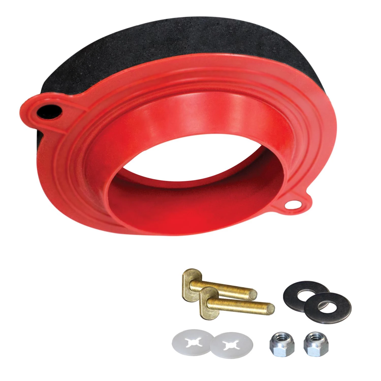 Wax-free Toilet Gasket Seal Kit, Universal Fit For 3 & 4 Inch Pipes