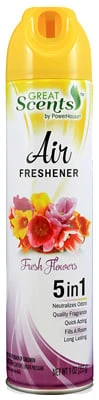 Air Freshener, Fresh Flowers, 9-oz. Aerosol