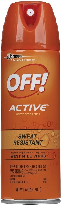 6 Oz. Insect Repellent Aerosol Spray With 15% Deet