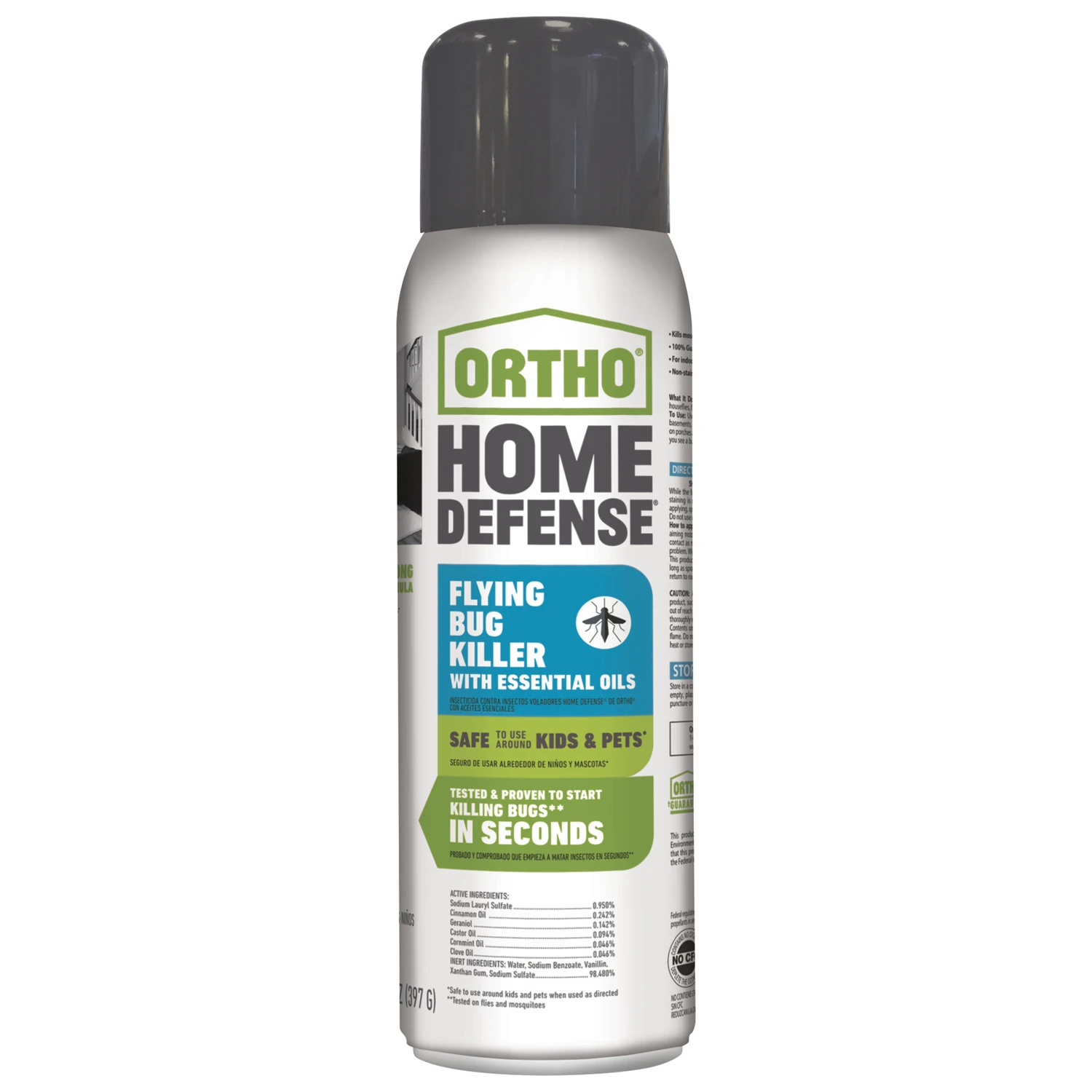 Home Defense Flying Insect Killer Spray, 14 Ounce Aerosol Can