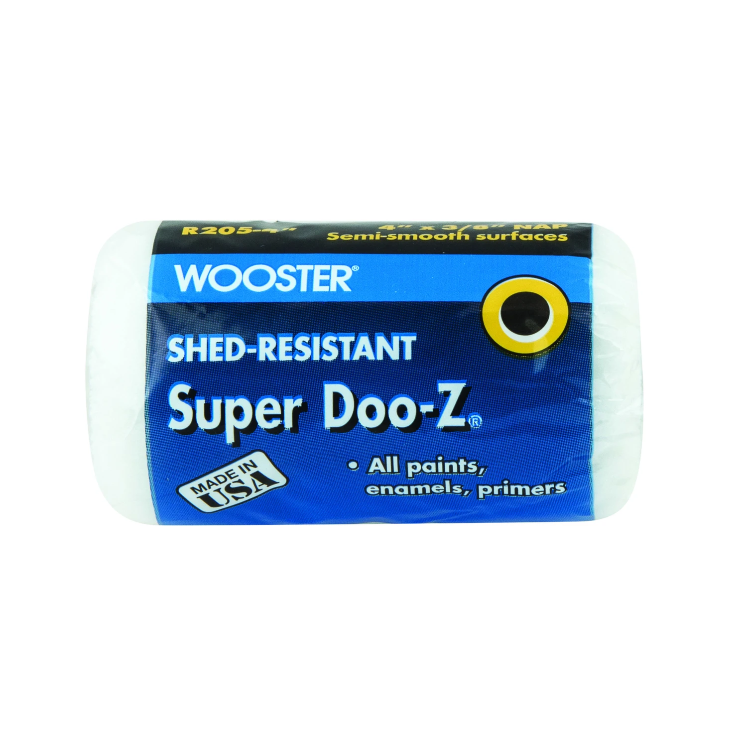 Super Doo-Z Paint Roller Cover, Shed-Resistant, 3/8-In. Nap, 4-In.