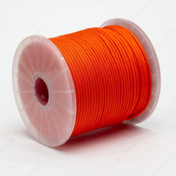 Military Grade 550 Paracord, Orange, 5/32 In. X 400 Ft., 110 Lb Safe Load