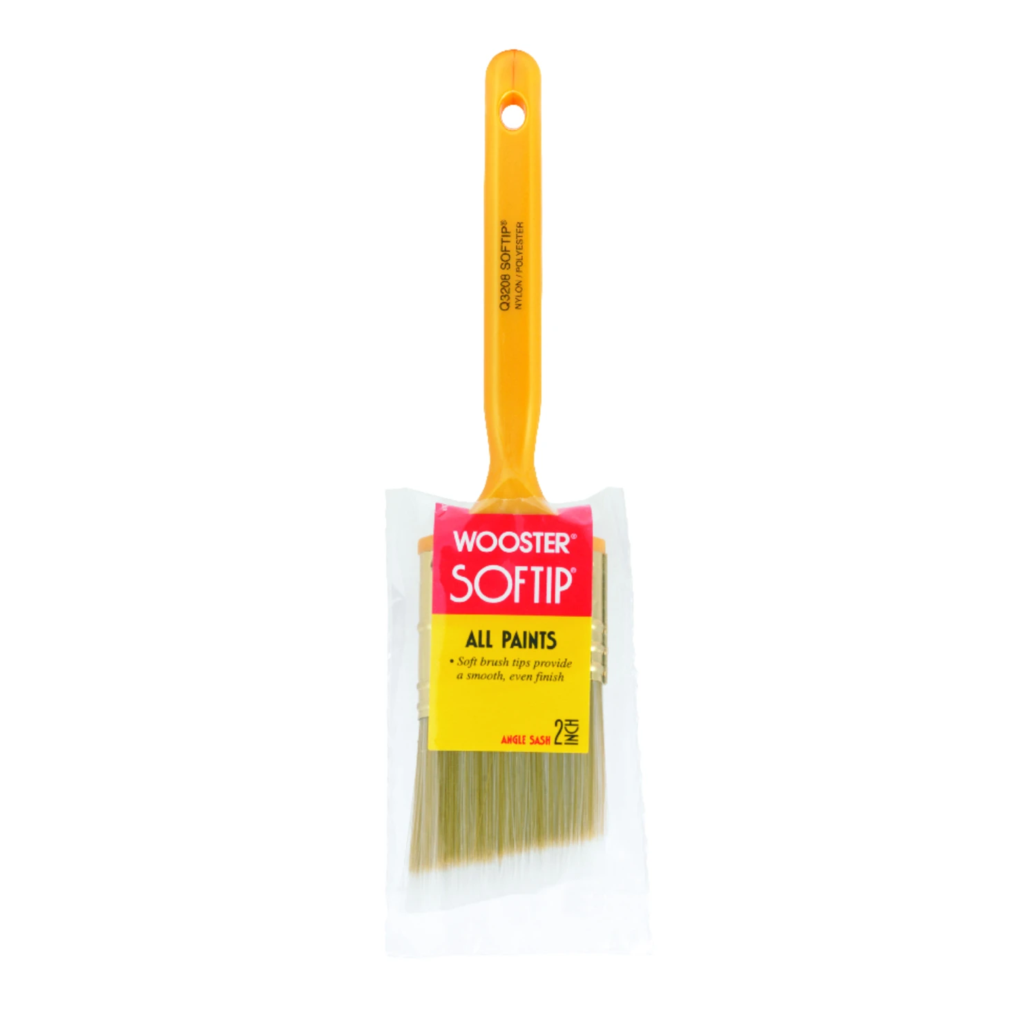 Softip Angled Sash Paint Brush, 2 Inch, High-Quality Bristles for Precision Painting