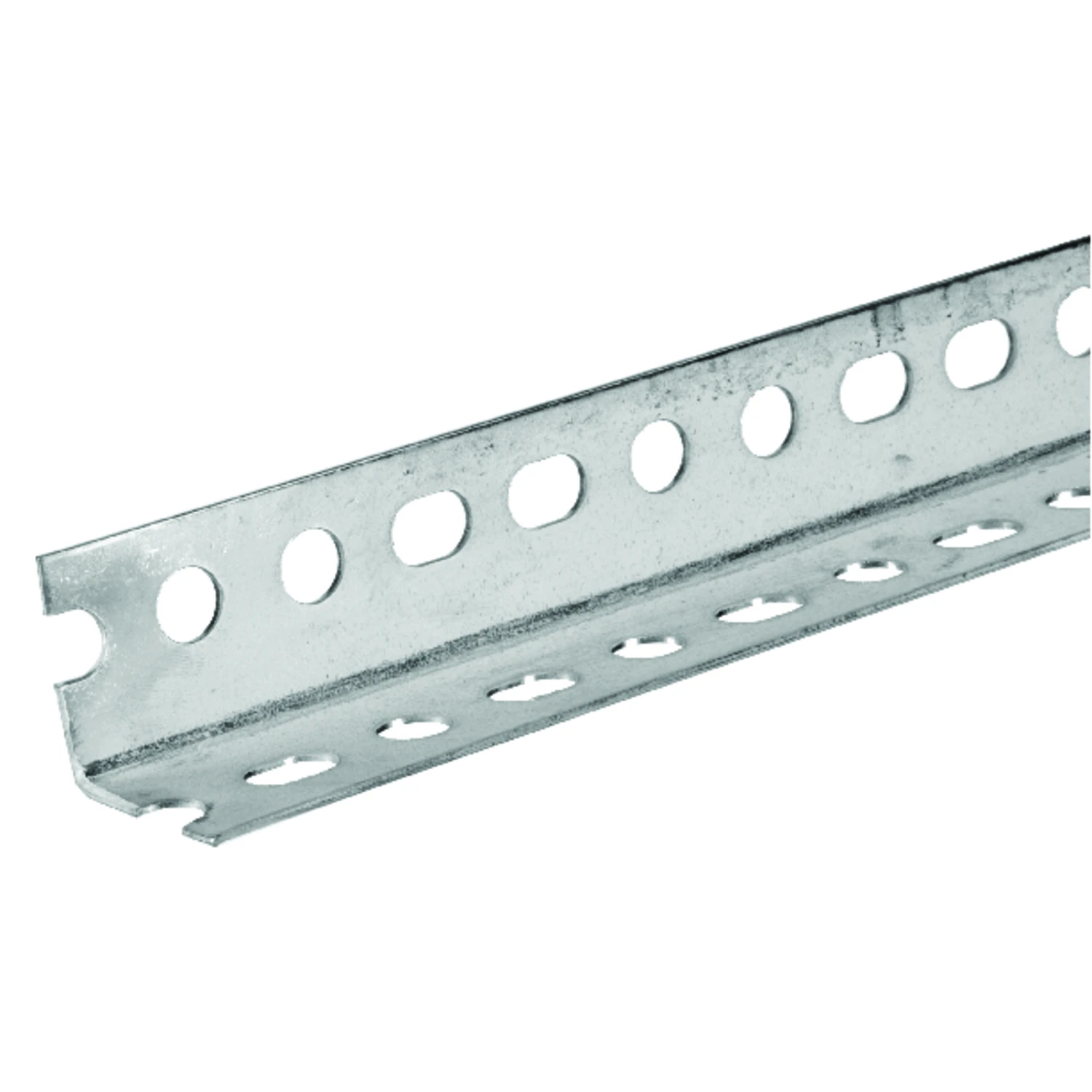 Steelworks Zinc-plated 1.25 In. X 3 Ft. Slotted Angle - 18 Gauge
