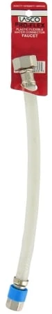 3/8 In. Compression X 1/2 In. Ips X 48 In. Braided Poly Vinyl Faucet Connector