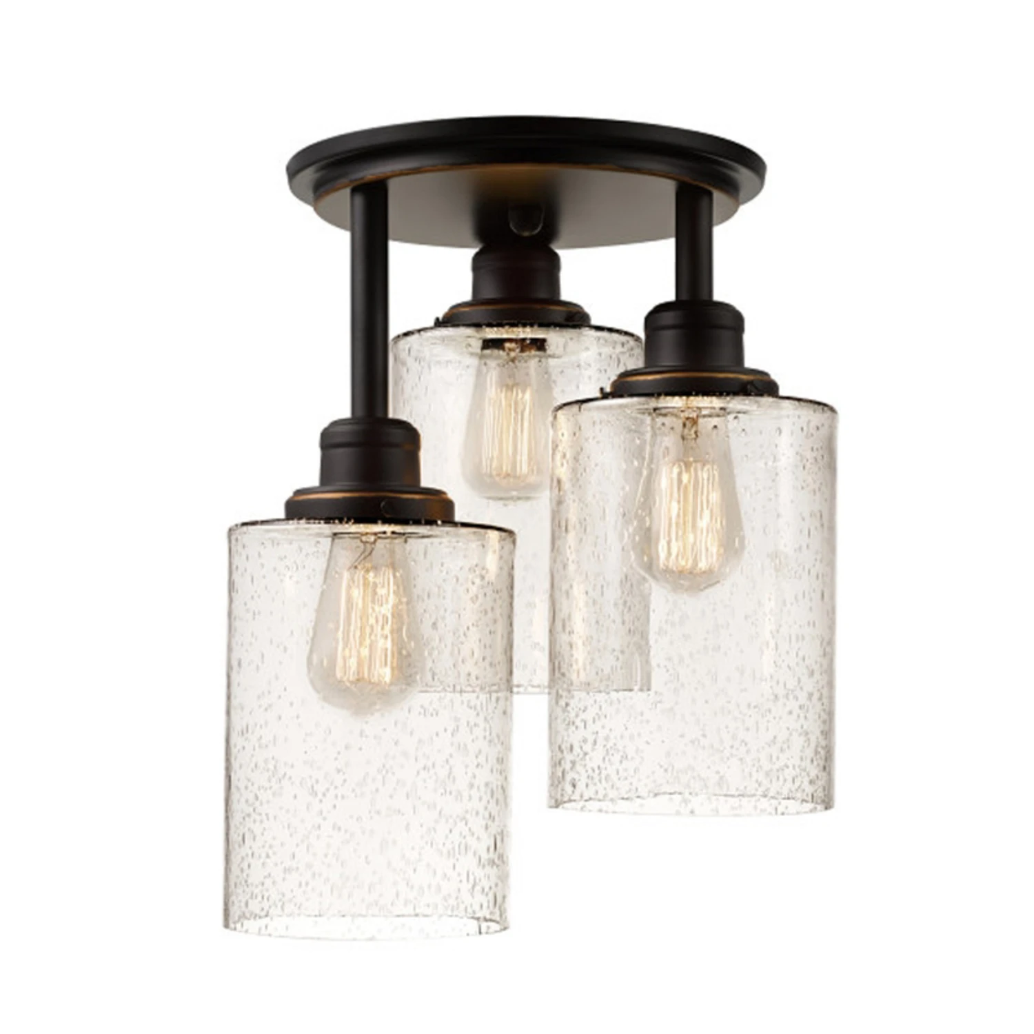 Annecy 15.4 In. H X 12.6 In. W X 12.6 In. L Oil Rubbed Bronze Ceiling Light
