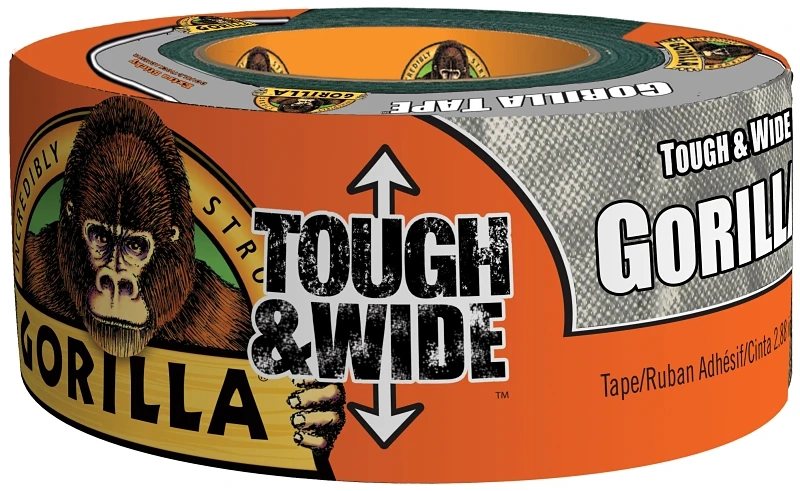 Tough & Wide Tape, Silver, 2.88-In. x 30-Yds.