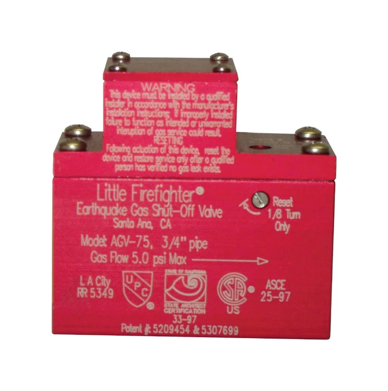 Little Firefighter 3/4 In. Earthquake Gas Shut Off Valve Agv-75