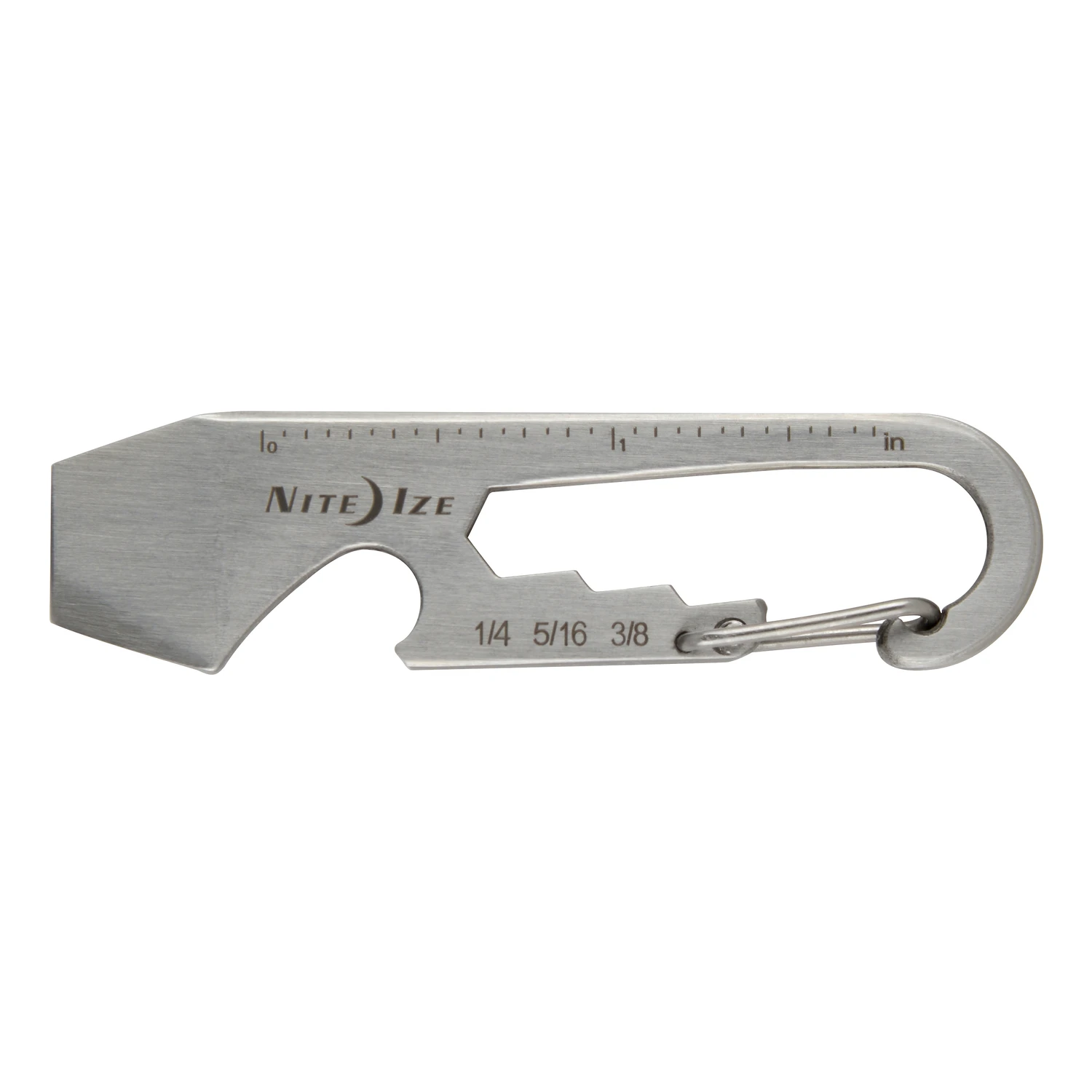 Nite Ize DoohicKey 1.8 in. D Stainless Steel Silver DoohicKey Multi Key Tool Nite Ize DoohicKey 1.8 in. D Stainless Steel Silver DoohicKey Multi Key Tool