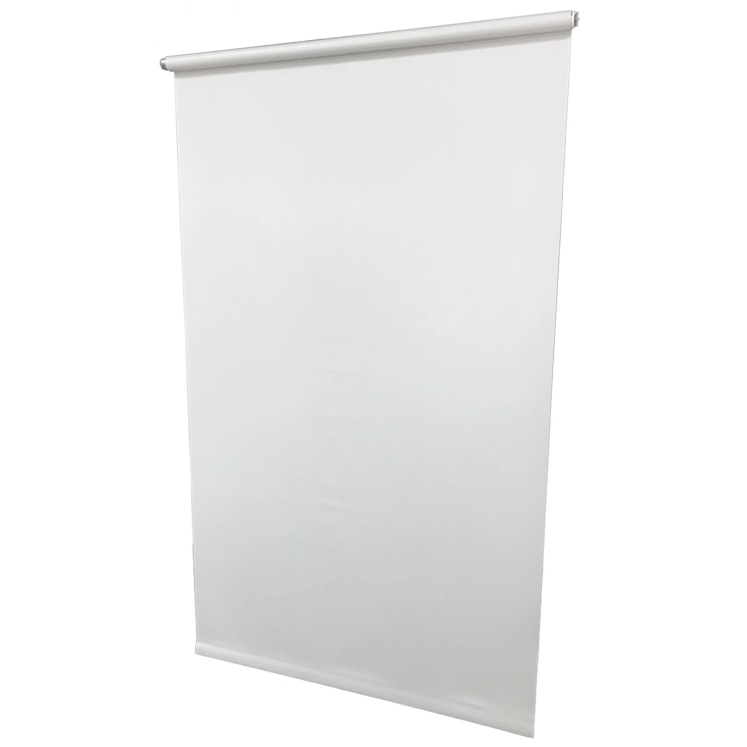 55-1/4 In. X 78 In. White Medium Room Darkening Vinyl Roller Shade