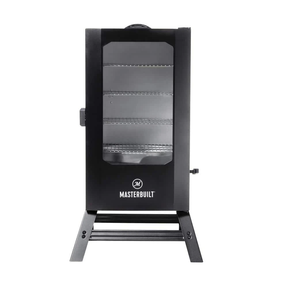 40 In. Vertical Digital Electric Smoker With Legs And Chrome-coated Racks