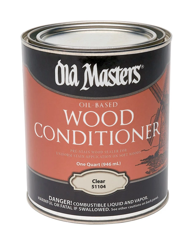 Wood Conditioner, Pre-Stain Sealer, Clear, 1-Qt.