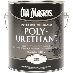 49401 Oil-based Gloss Polyurethane Finish, 1-gallon For Interior Use