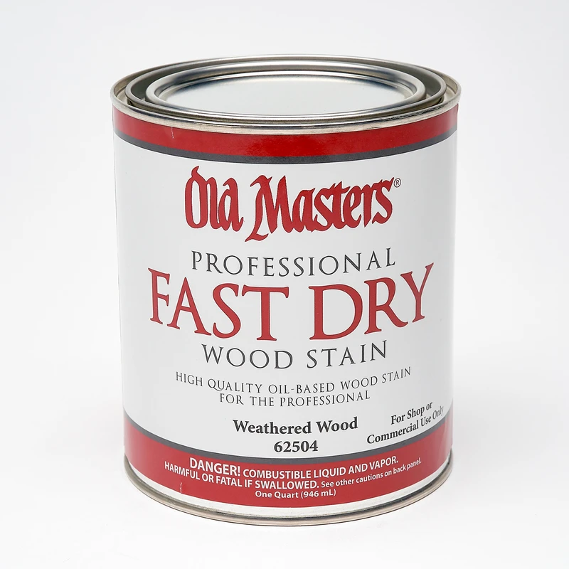 Semi-transparent Weathered Wood Oil-based Fast Dry Wood Stain 1 Quart