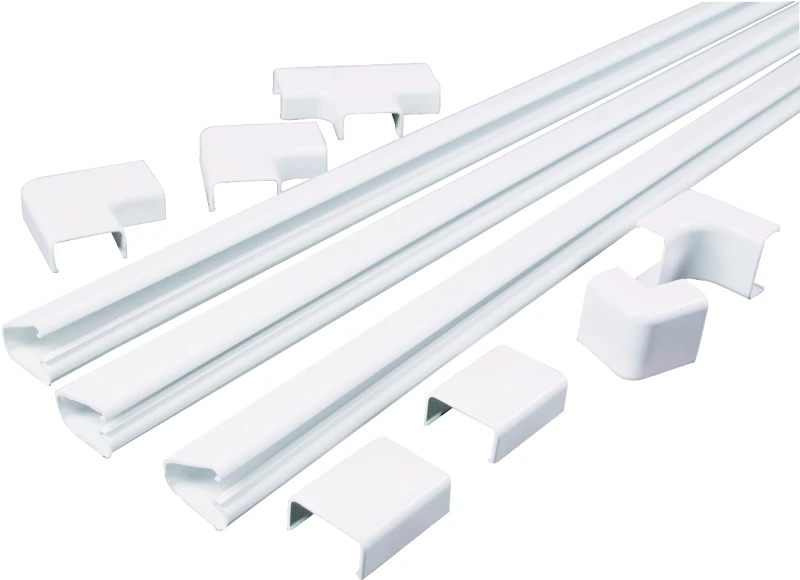 Cordmate Ii 12 Ft. White Plastic Cord And Cable Organizer Kit