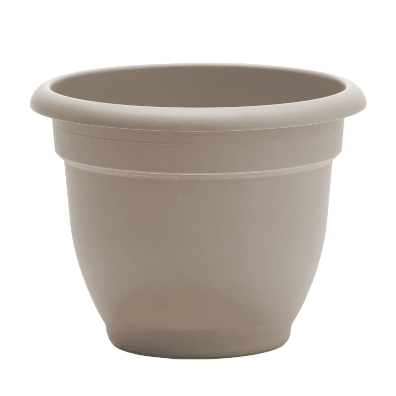 Ariana 6-inch Plastic Self Watering Planter In Pebble Stone