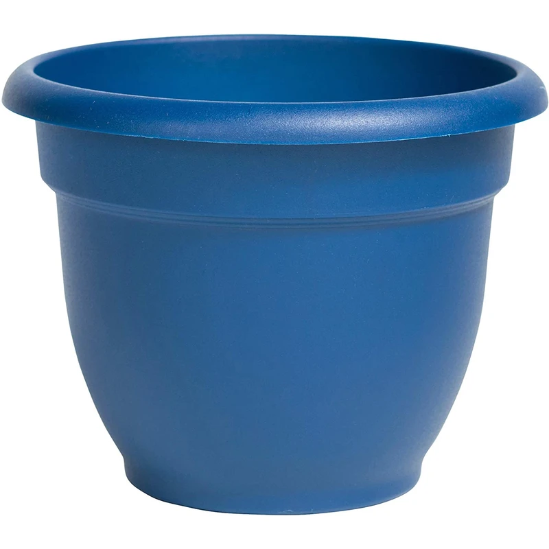 Ariana 12 In. Classic Blue Self-watering Plastic Planter Ap1233