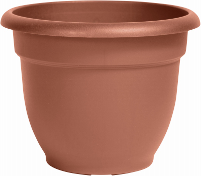 Ariana 12 In. Plastic Self Watering Terracotta Planter With Drainage