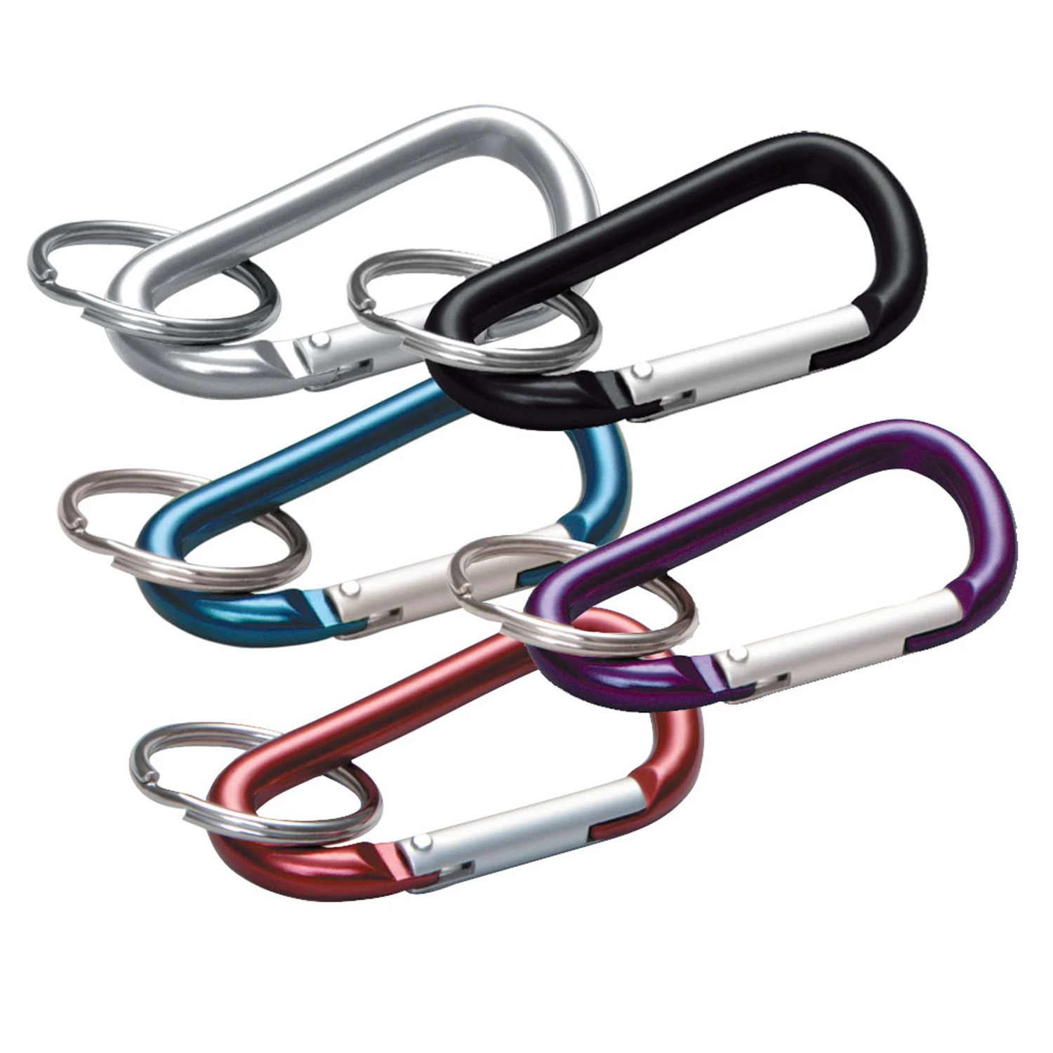 Assorted Colors 2-3/8 In. Small C-clip Key Ring 46001