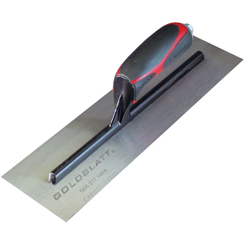 14 X 4 Inch Flat Finishing Trowel With Pro-grip Handle