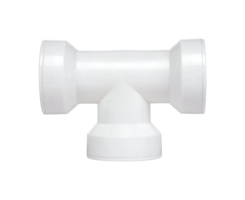 1-1/2-Inch Kitchen Coupling Tee Pipe Fitting for Plumbing Connections