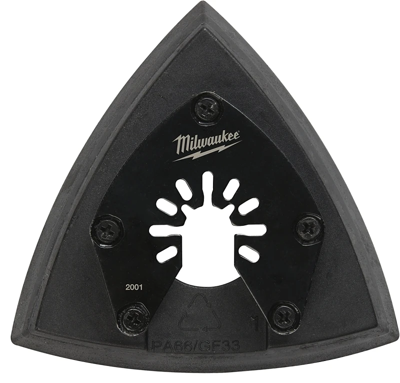 Milwaukee Universal Fit Open-Lok 3-1/2 in. Triangular Sanding Pad 1 pk
