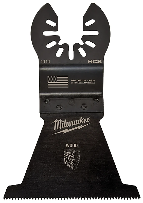 Milwaukee Universal Fit Open-Lok 2-1/2 in. L X 2-1/2 in. W High Carbon Steel Multi-Tool Oscillating