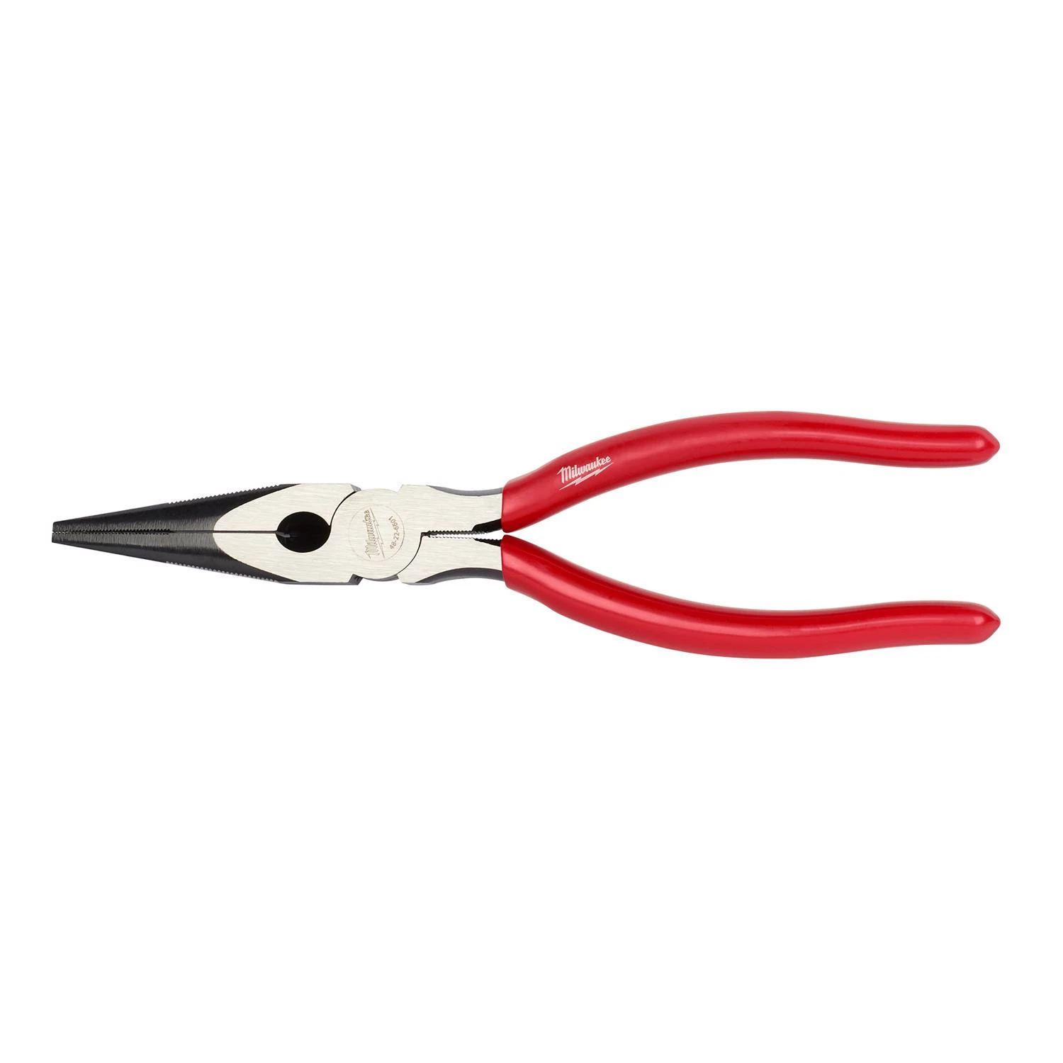8 Inch Long Nose Pliers With Integrated Wire Cutter And Fish Tape Puller