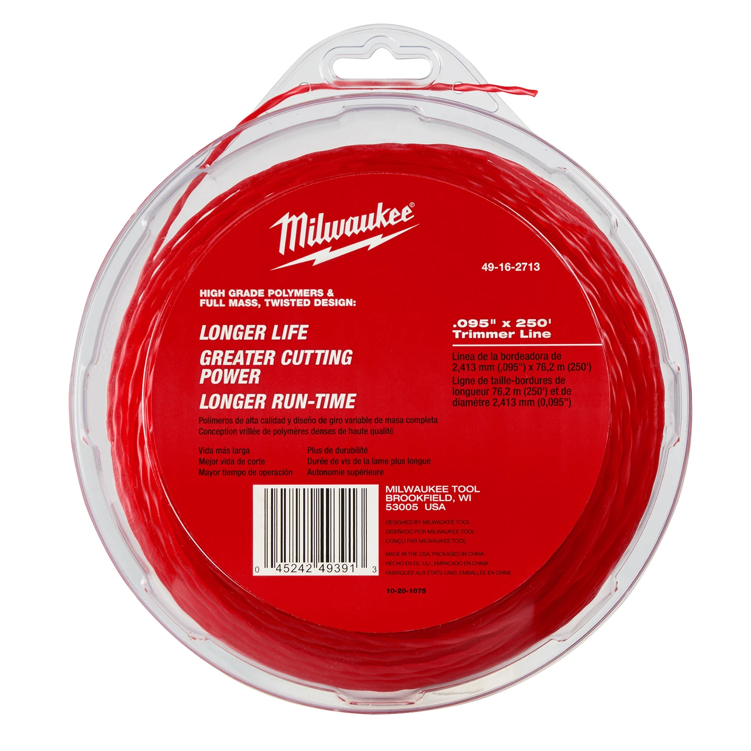 0.095 In. X 250 Ft. Professional Grade Trimmer Line