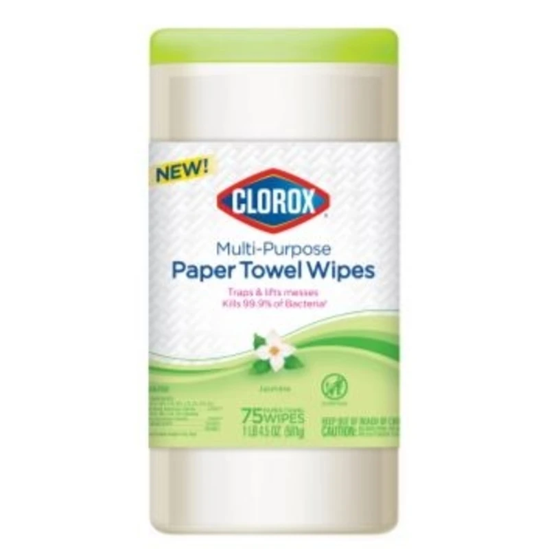 Multi-Purpose Paper Towel Wipe, Jasmine Scent, 75-Ct.