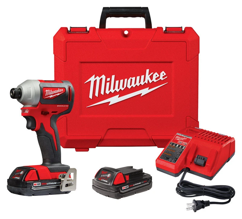 M18 1/4 In. Cordless Brushless Compact Impact Driver Kit With Battery & Charger