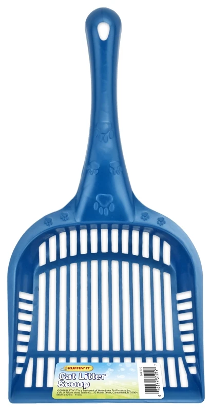 Westminster Pet Ruffin' Plastic Jumbo Cat Litter Scoop - Durable, Assorted Colors, Model 31219