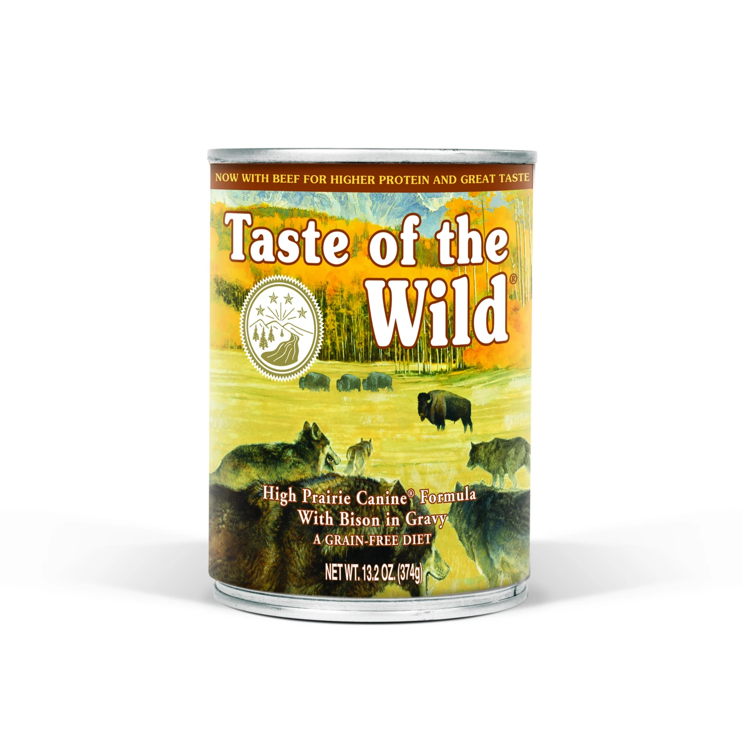 High Prairie Grain Free Bison Dog Food 13.2 Oz Can