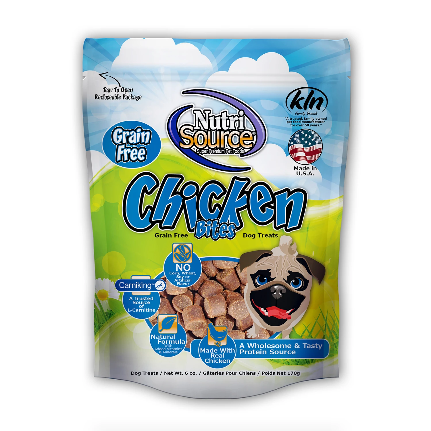 Dog Treats, Real Chicken, 6 oz.