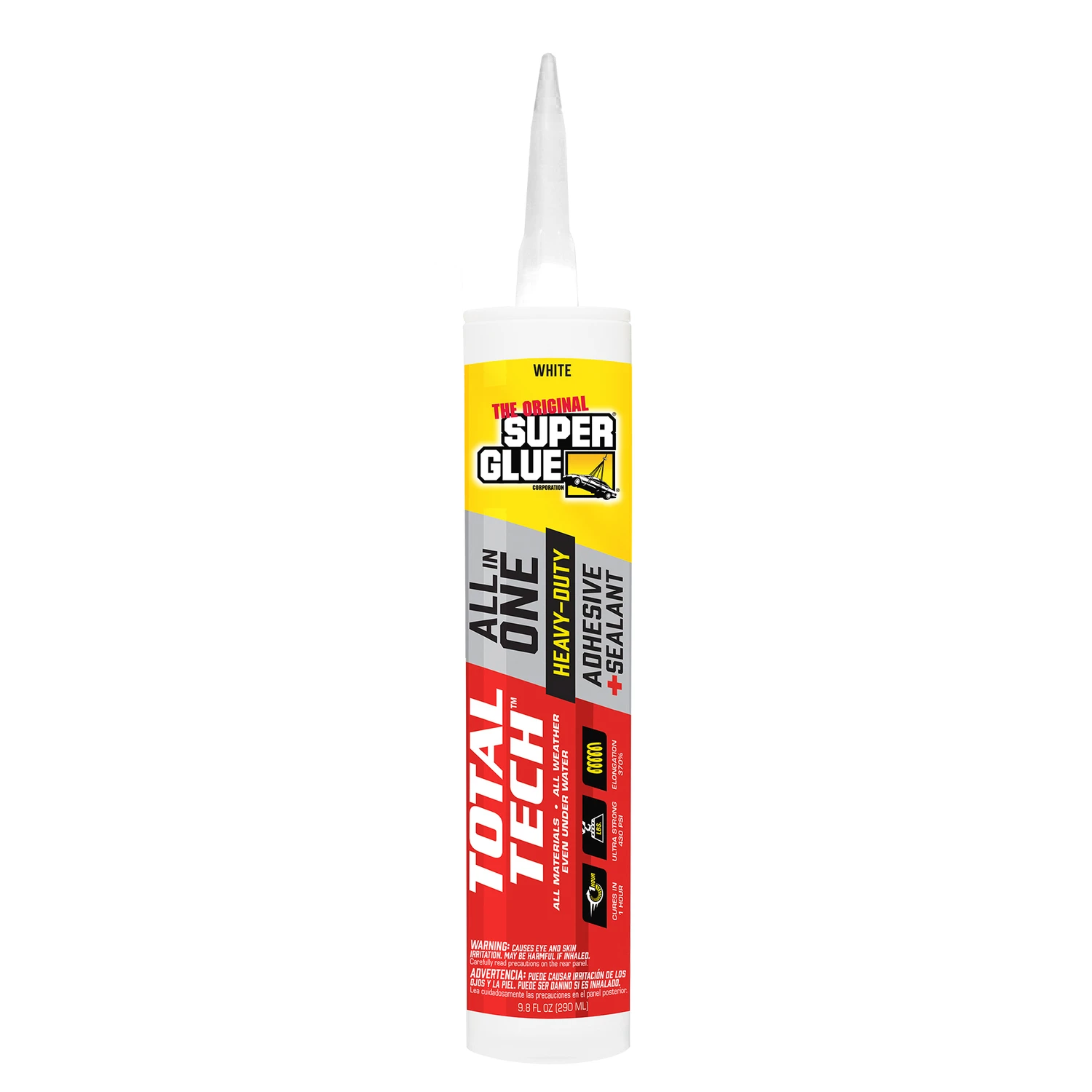 The Original Super Glue Total Tech 9.8 Oz. White Construction Adhesive & Sealant