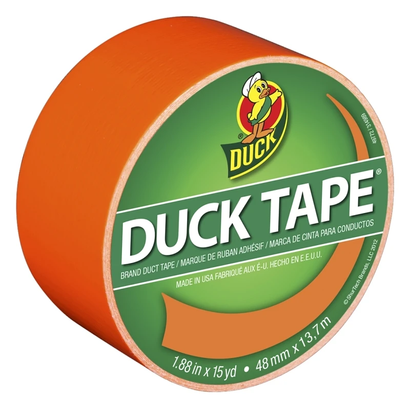 Duck Tape 1.88 In. X 15 Yd. Neon Orange Duct Tape For Crafts And Repairs