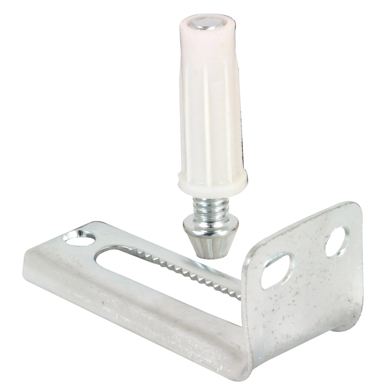 Prime-line Steel Bi-fold Door Bottom Pivot Bracket 1 Pk, Model N 6992, 30 Lbs Capacity