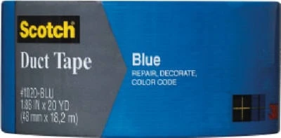 1020-blu-a Scotch Blue Multi-purpose Duct Tape, 2 Inch X 20 Yards