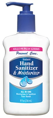 Instant Hand Sanitizer & Moisturizer, 8-oz.