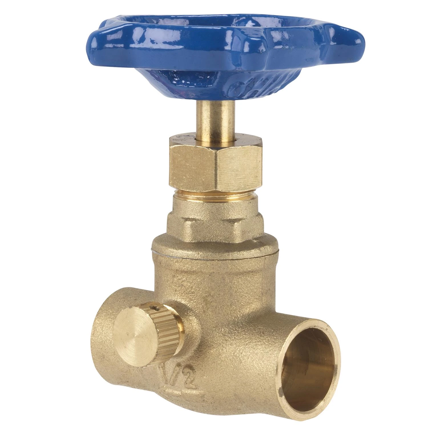 1/2 In. Lead-free Brass Stop And Waste Valve, Sweat X Sweat